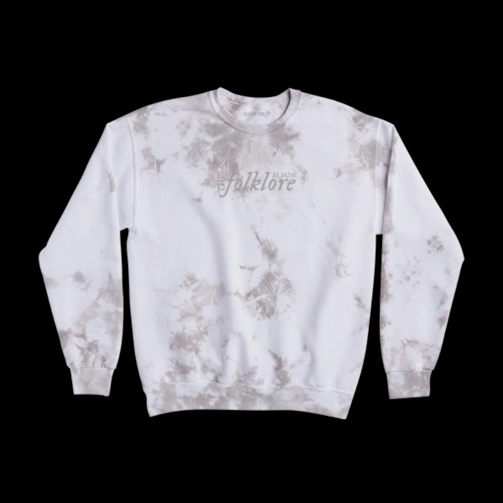 folklore tie dye sweatshirt